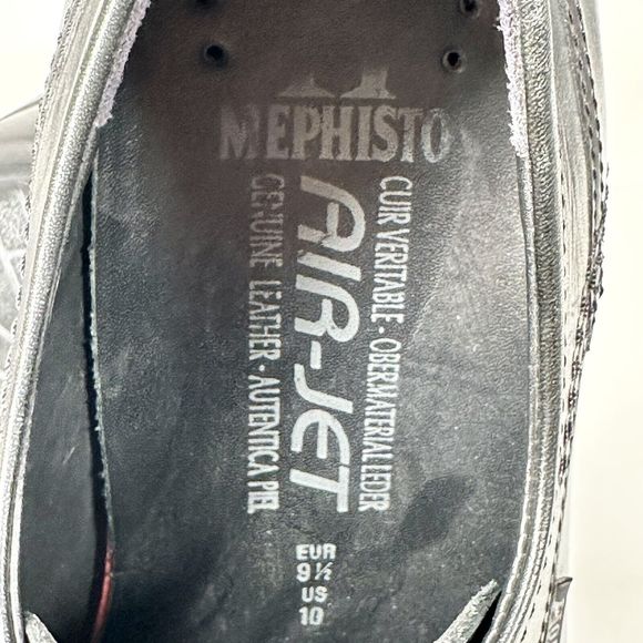 Mephisto Oxford Shoes Mens 10 Fabio Black Leather Lace Up Comfort Work Dress main image 16